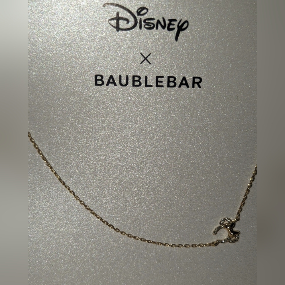 Disney x Baublebar Minnie mouse necklace